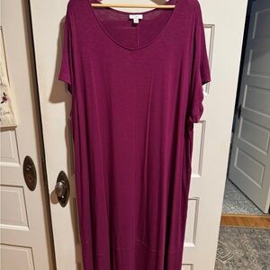 J. Jill Maxi Dress in Rich Plum